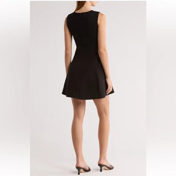 Reformation Elegant Black Sleeveless Dress Size Large NWTs $250 - Picture 2 of 7
